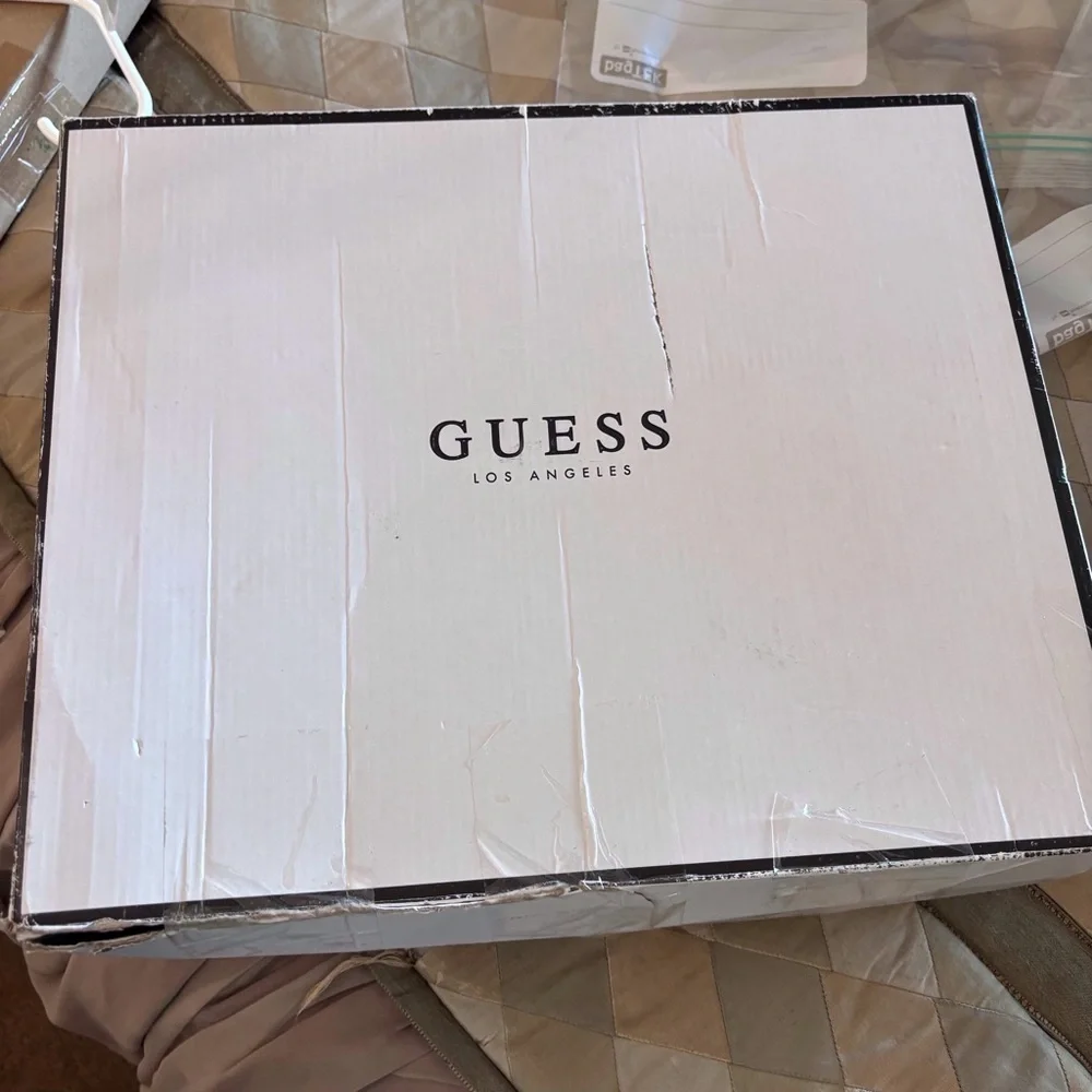 GUESS Women's Gray Frazer Over-The-Knee Boot 7M